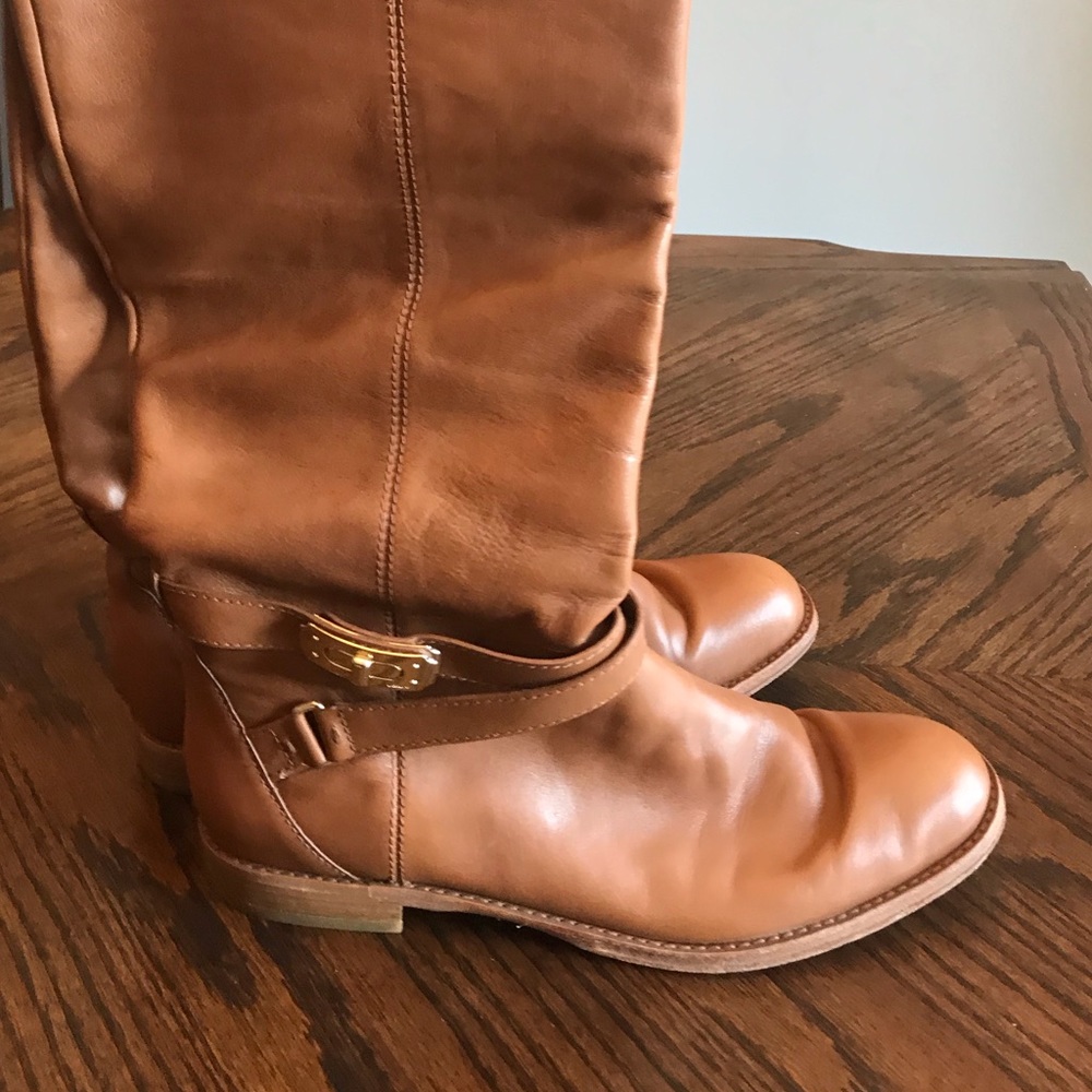Coach leather boots, size 9.5